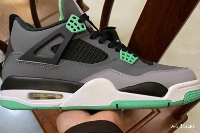 4 505 Retro BestValue 308497-033  Green Jordan Glow 0813
